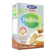 Pedialac Papilla 8 Cereales Con Galleta Hero Baby 500g