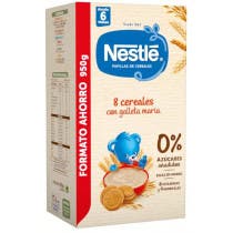 Nestle Papilla 8 Cereales con Galleta Maria 6m 950 gr