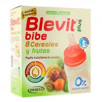 Blevit Plus Bibe 8 Cereales y Frutas 5m 600 Gramos