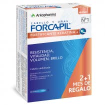 Arkopharma Forcapil Fortificante Keratina 2x60 Capsulas 1 Mes de Regalo