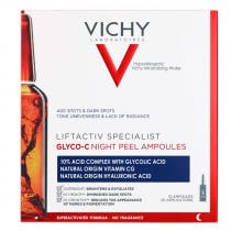 Ampollas Liftactiv Glyco-C Peeling Noche Vichy 10Uds x 2ml
