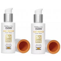 Pack Duplo Isdin Age Repair Water SPF50 FotoUltra Protector Solar 50ml