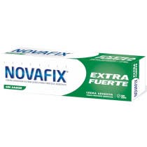 Novafix Extrafuerte Crema Adhesiva Protesis Dentales Sin sabor 45 gr