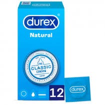 Preservativo Durex Natural Plus Easy On 12 Unidades