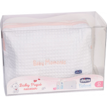Chicco Toiletry Bag Baby Moments Pink Piqué +0m