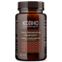 Kobho Labs Trans Resveratrol Quercetina 60 Capsulas