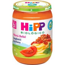 HiPP Tarrito de Spaghetti Bolonesa 6m BIO 190 gr