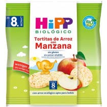 HiPP Tortitas de Arroz con Manzana 8m BIO 30 gr
