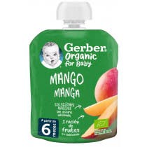 Gerber Pouch Organic Mango 6m 90 gr