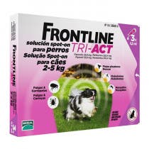 Frontline Tri Act Perros 2-5kg 3 Pipetas