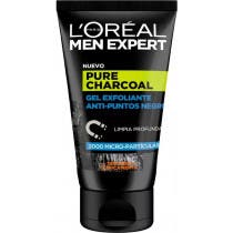 L'Oreal Men Expert Pure Charcoal Gel Exfoliante Anti-Puntos Negros 100 ml