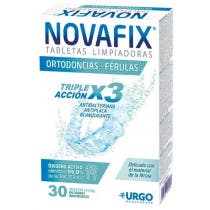 Novafix Tabletas Limpiadoras Ortodoncias y Férulas 30 Sobres