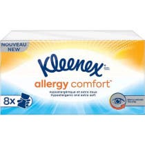 Kleenex Panuelos Allergy Comfort 8 Paquetes