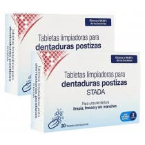 Care Tabletas Efervescentes Limpiadoras para Dentaduras Postizas 2x30 uds
