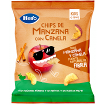 Hero Kids Snack Chips Manzana y Canela 3 Anos 16 gr