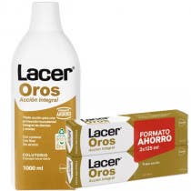 Lacer Oros Pack Colutorio 1000ml Duplo pasta 125ml