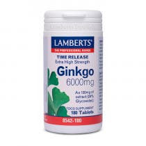 Lamberts Ginkgo Biloba 6000mg 180 Comprimidos