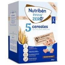 Nutriben Innova Papilla Zero de 5 Cereales 6m 500 gr