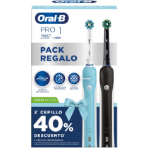 Oral-B Cepillo Electrico Pro Duplo Negro Azul